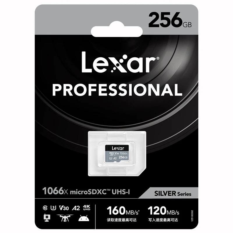 Lexar Scheda di Memoria Originale A1 V30 1066X MicroSD Flash TF Card 128GB/256GB/512GB/1TB Scheda Micro SD per Telecamera Del Telefono Drone