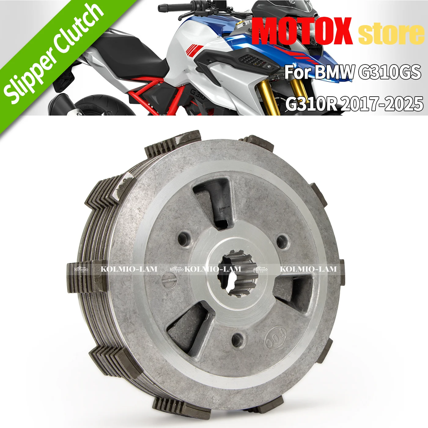 

Подходит для BMW G310R G310GS G310 R GS 2017-2025 2021, комплект барабанных подшипников стартера мотоцикла в сборе, корзина для тормозных дисков сцепления