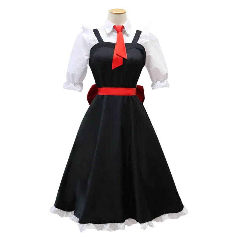 New Anime Miss Kobayashi's Dragon Maid Tohru Cosplay Costume For Women Lacauch Kobayashi Holiday Party Maid Uniforms Costume Wig