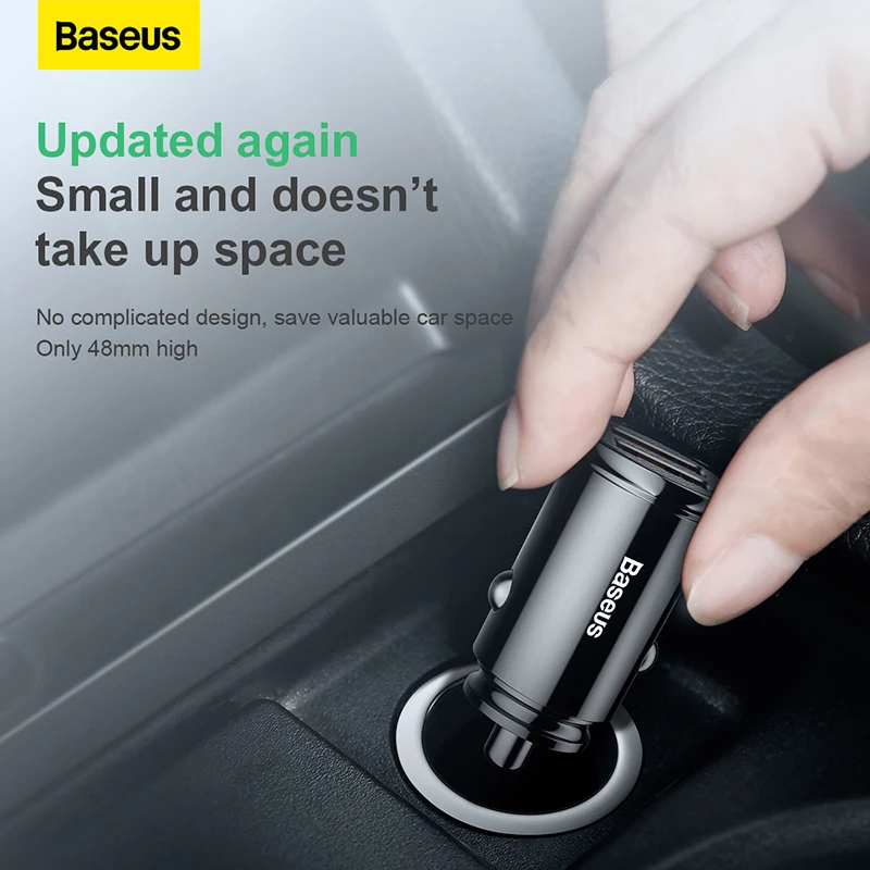 Baseus-USB 자동차 충전기 QC4.0 QC3.0 PD3.0 SCP PPS 5A, 타입 C 30W 고속 USB 충전기, 아이폰 샤오미 휴대폰용, 5 개입