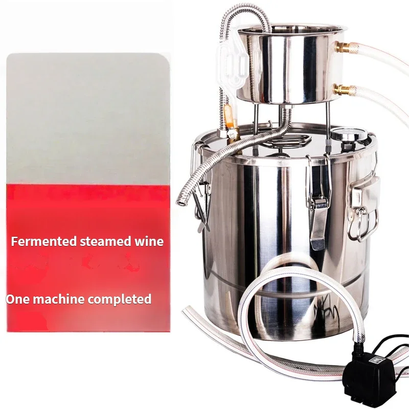 Home Stainless Steel Brewing Equipment Distiller Machine Grain Liquor Fermentation Distilling One-piece Small Wine Roasting Mach