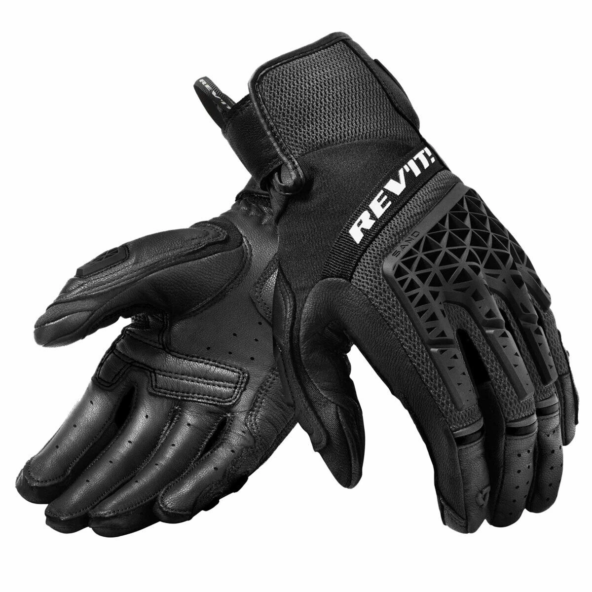 Revit Sand4 Gloves Mesh Textile Genuine Leather Motocross Racing Motorcycle Riding