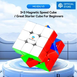 Monster Go Magnetic Magic Cube 3x3 EDU Speed Cube MG 356 Educational Cube Puzzle Toy For Kids Beginners Practices