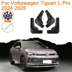 For Volkswagen VW Tiguan L Pro 2024 2025 Car Accessories Mud Flaps Mudguards Fender Splash-proof Splash Guards Flap Auto Parts