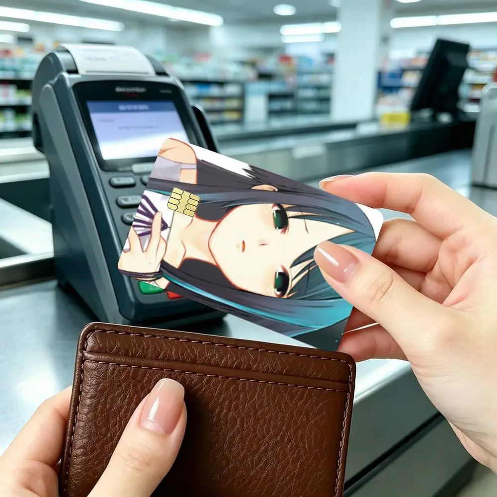Game The Song of S-Saya-S no Uta Credit Card HD Stickers Small Chip Waterproof Sticker Game Card Decal Gift