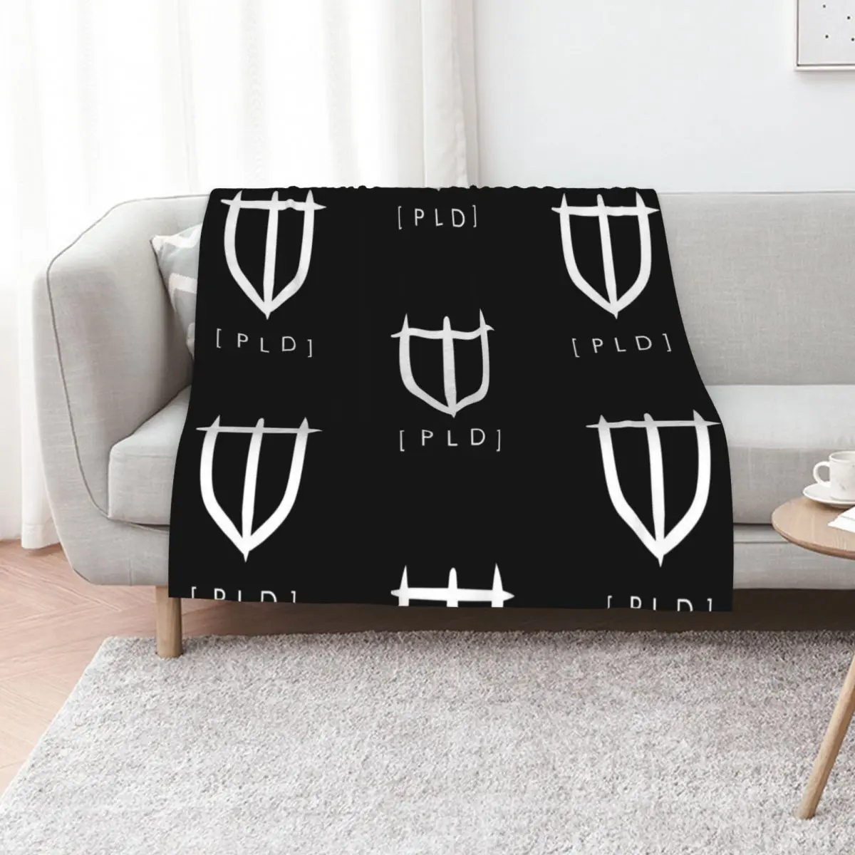 Paladin (white) Throw Blanket christmas decoration Cute Plaid manga Tourist warm winter Extra Large Throw Blankets