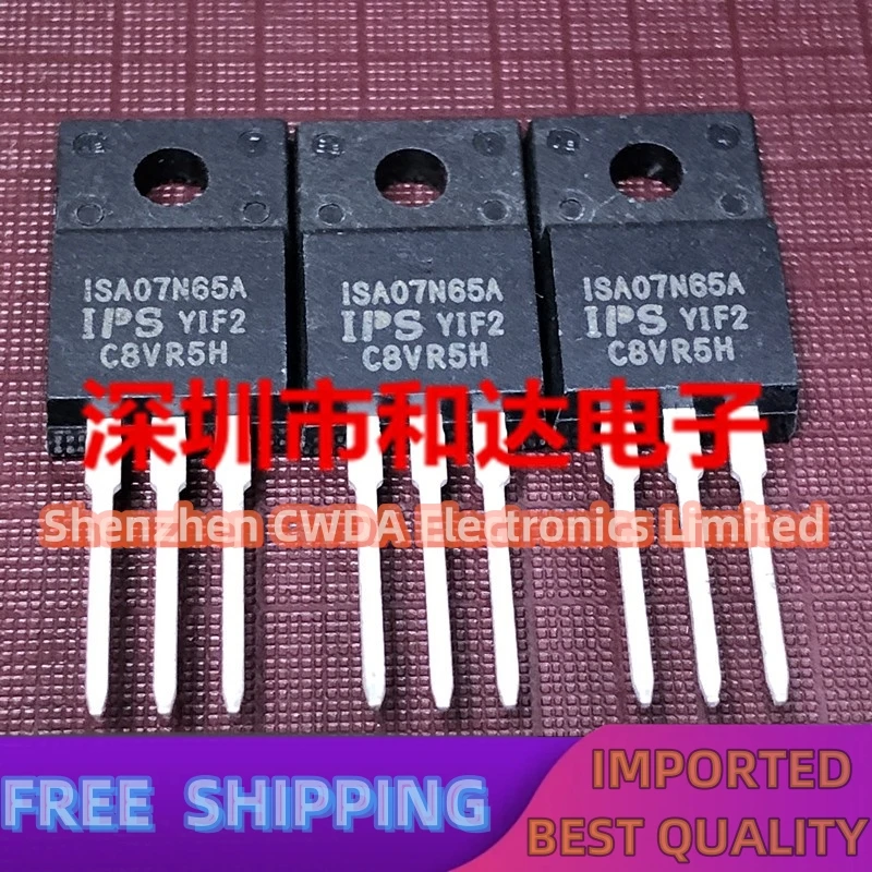 10PCS-20PCS  ISA07N65A  MOS TO-220F 650V 7A In Stock Can Be Purchased