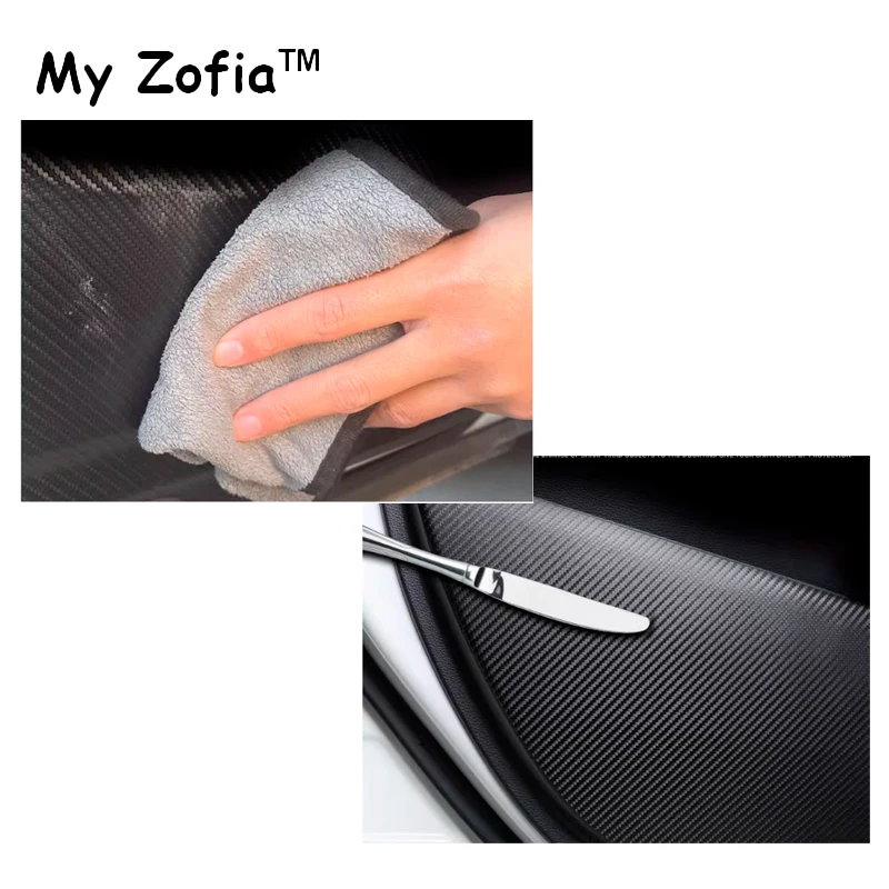 For New Geely Coolray 2023 2024 2025 Car Door Sill Anti Kick Pad Protection Side Edge Film Protector Sticker Car Accessories