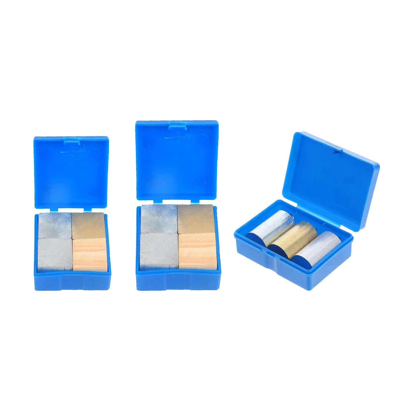 Copper Iron Aluminum Wood Density Investigation Blocks Scientific Experiment Equipment for School Physics