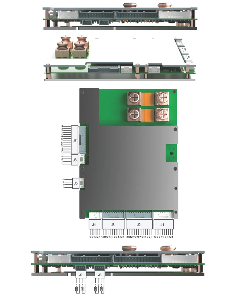 21S-30S 300A Smart ANT BMS LTO BMS/PCM/PCB Battery Protection Bluetooth Board With Relays CAN Port