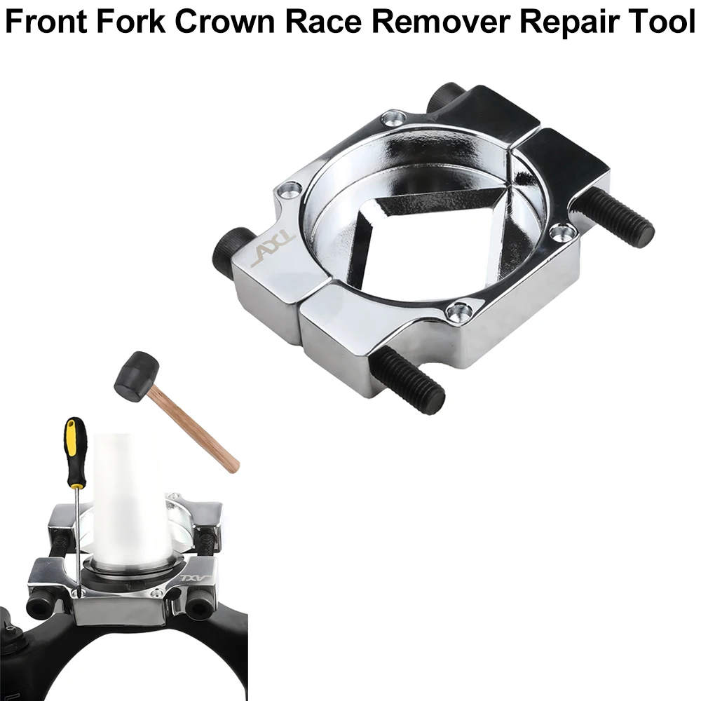 

Инструмент для снятия коронной втулки вилки MTB/шоссейного велосипеда Xpert Crown Race Remover для рулевых колонок до 1-1/2 дюйма, инструмент для ремонта велосипедов