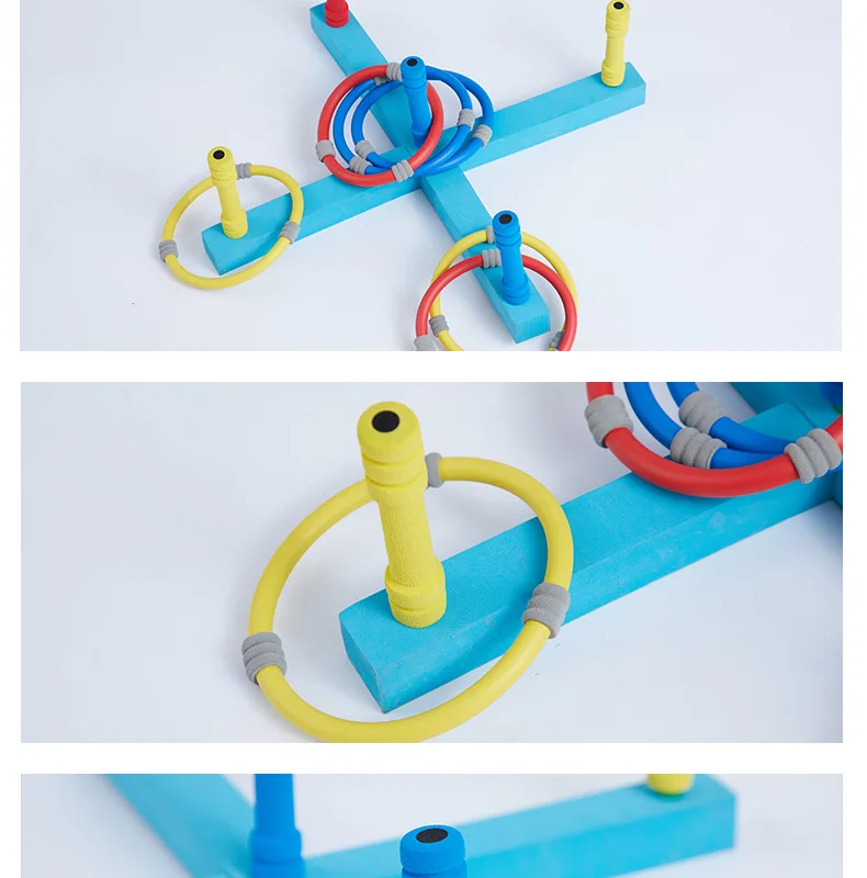 Anello in schiuma EVA lancio base giocattolo lancio giocattolo genitore-figlio PK giocattoli lancio per bambini asilo gioco sportivo lancio all'aperto