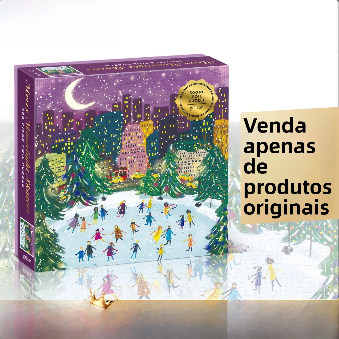 galison-moonlight-ice-skating-rink-adult-educational-puzzle-gift-500-pieces-landscape-theme-paper-material-intermediate-diffi