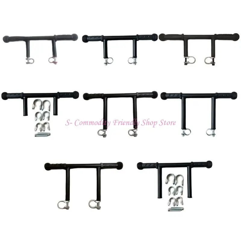 

85AE Baby Carriage Cart Handle Extender Practical Sturdy Double Tube Extension Bar