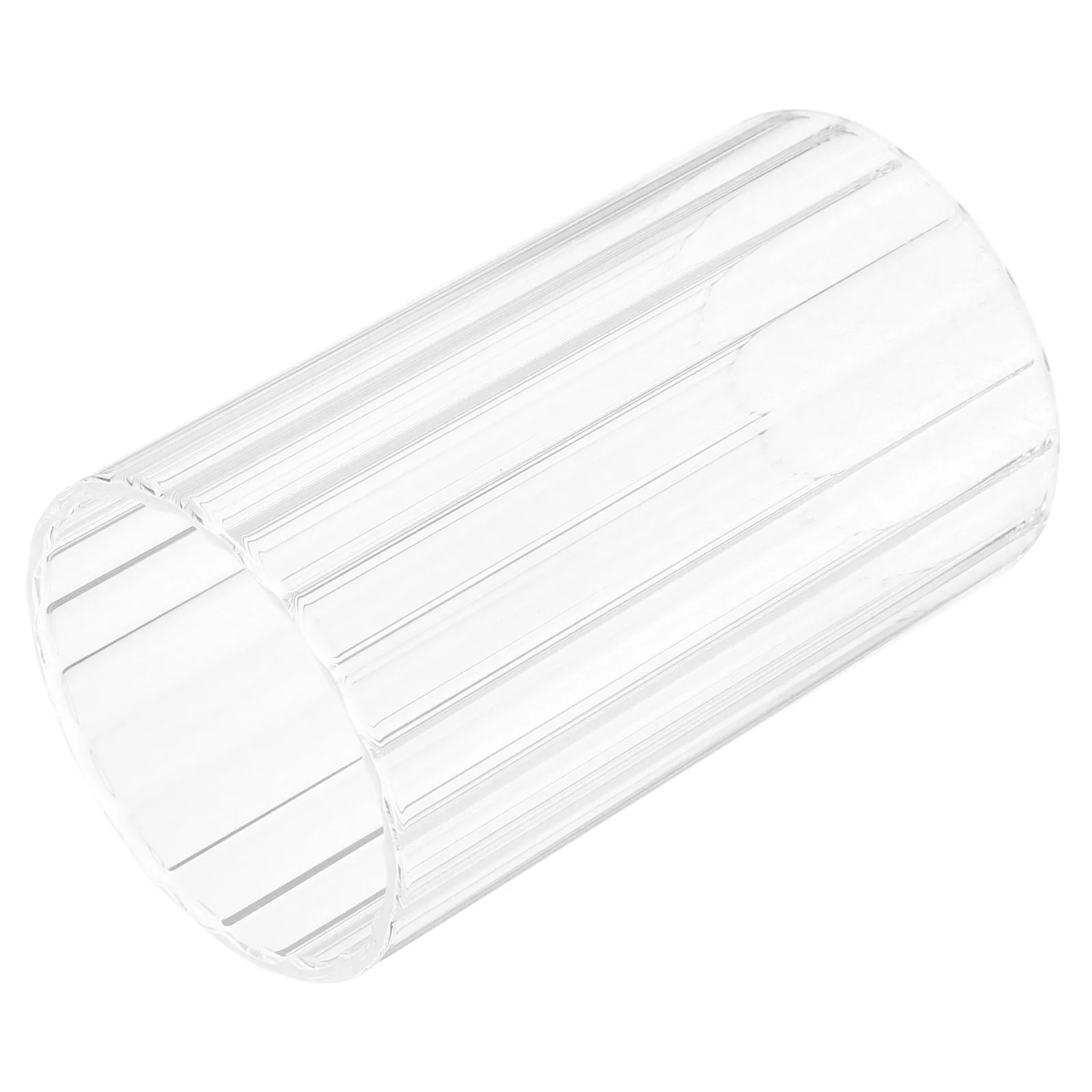 

Glass Holder Sleeve Transparent Clear Open Ended Chimney Tube Shade Decorative Cover for Home Romantic Decor