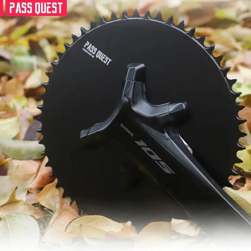 PASS 110BCD (4-bolt AERO) Completely Closed Round Narrow Wide Chainring For shima* R8100 Crank 9/10/11/12 Speed Regular Chains
