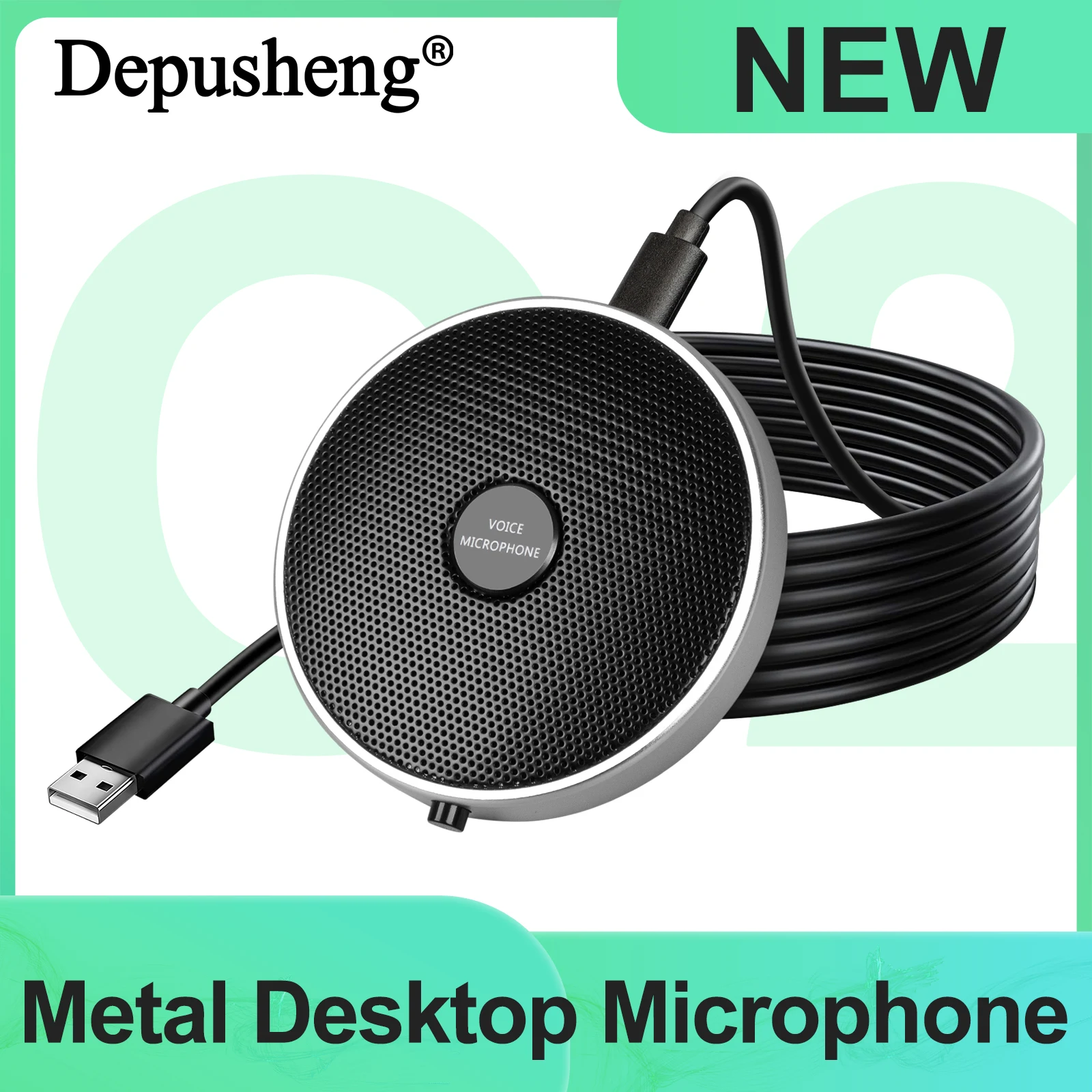 Depusheng Q2 Professional Usb Microphone Mini Portable Size For Meeting Recordi…