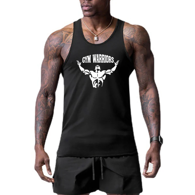 

Running Tank Top Men's Muscle Training Quick Dried Singlet Sports Breathable Workout Clothes