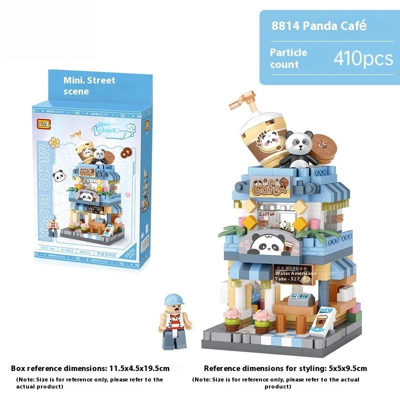 ตัวต่อไมโครบล็อก LOZ 8813-16 มินิสตรีทวิว ขนาด 1:64 ประกอบเอง ของขวัญ ของสะสม ตกแต่งโต๊ะ