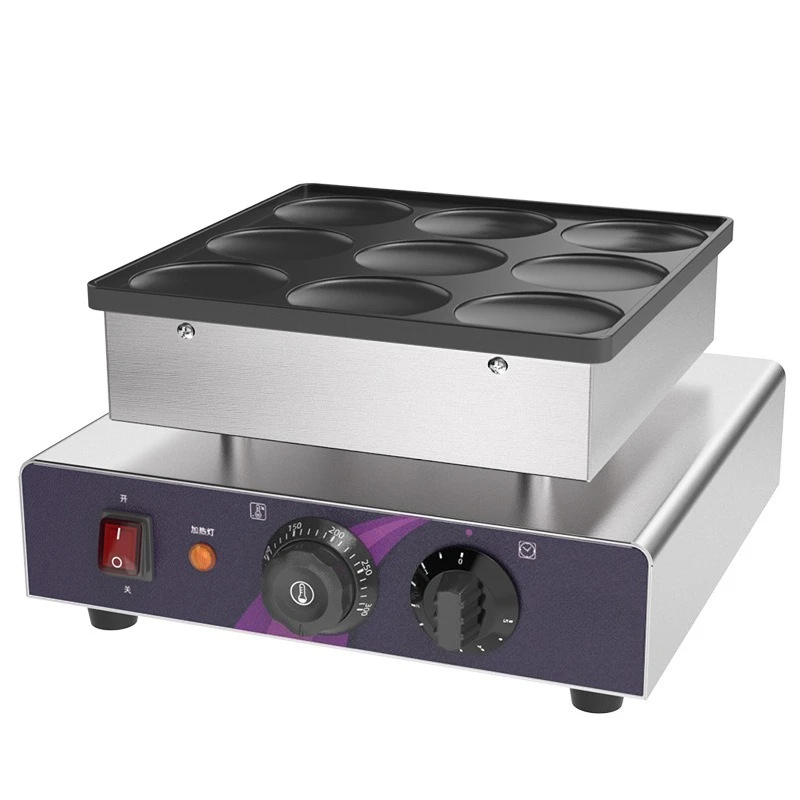 Commercial pancake machine, Teflon coated, double-sided constant temperature multi-compartment thickened baking machine