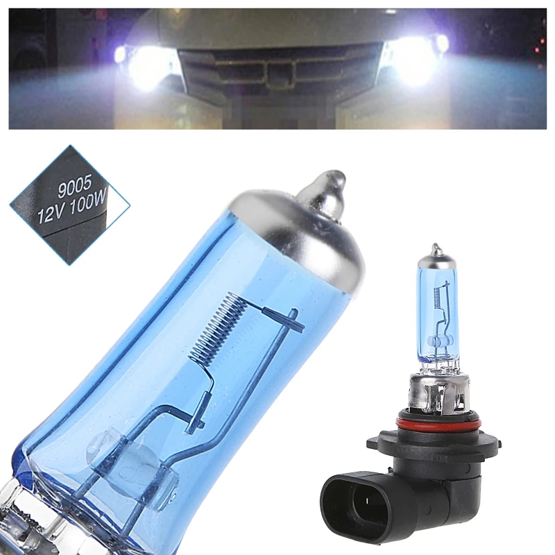 New 1 PC 9005/HB3 6000K 100W White  Gas  Headlight Light Lamp Bulb