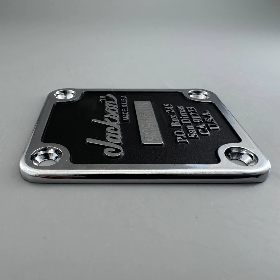 Jackson Electric Guitar Neck Plate Random Serial Number - view 4
