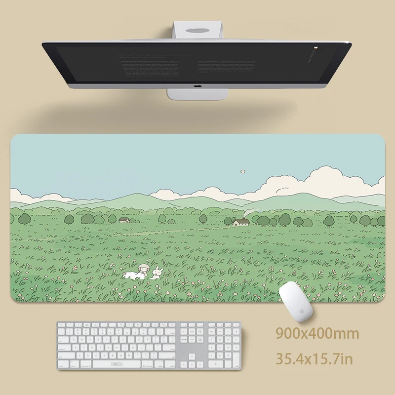 

Mouse Pad Cute Plant Large Gamer Mousemats Keyboard Mat XXXL Mouse Mat 550x1000mm Rubber Pads Desk Pad Gaming Design Mousepads