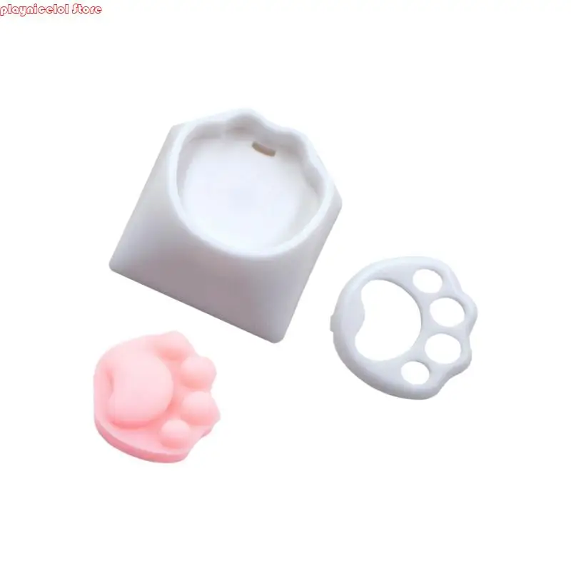 

E8BA Elegent Cats Claw Design Keycaps Set Of 4 For Customs Mechanical Keyboards Build