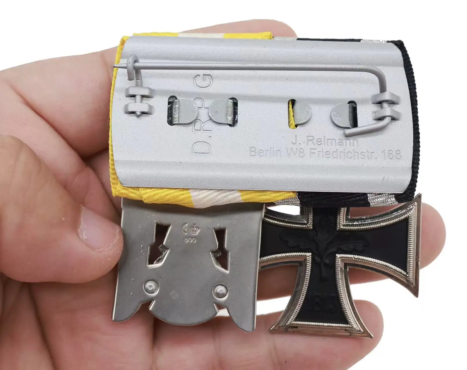 الحرب العالمية الأولى الميدالية الألمانية بار الاستنساخ شارة عسكرية تاريخية #3