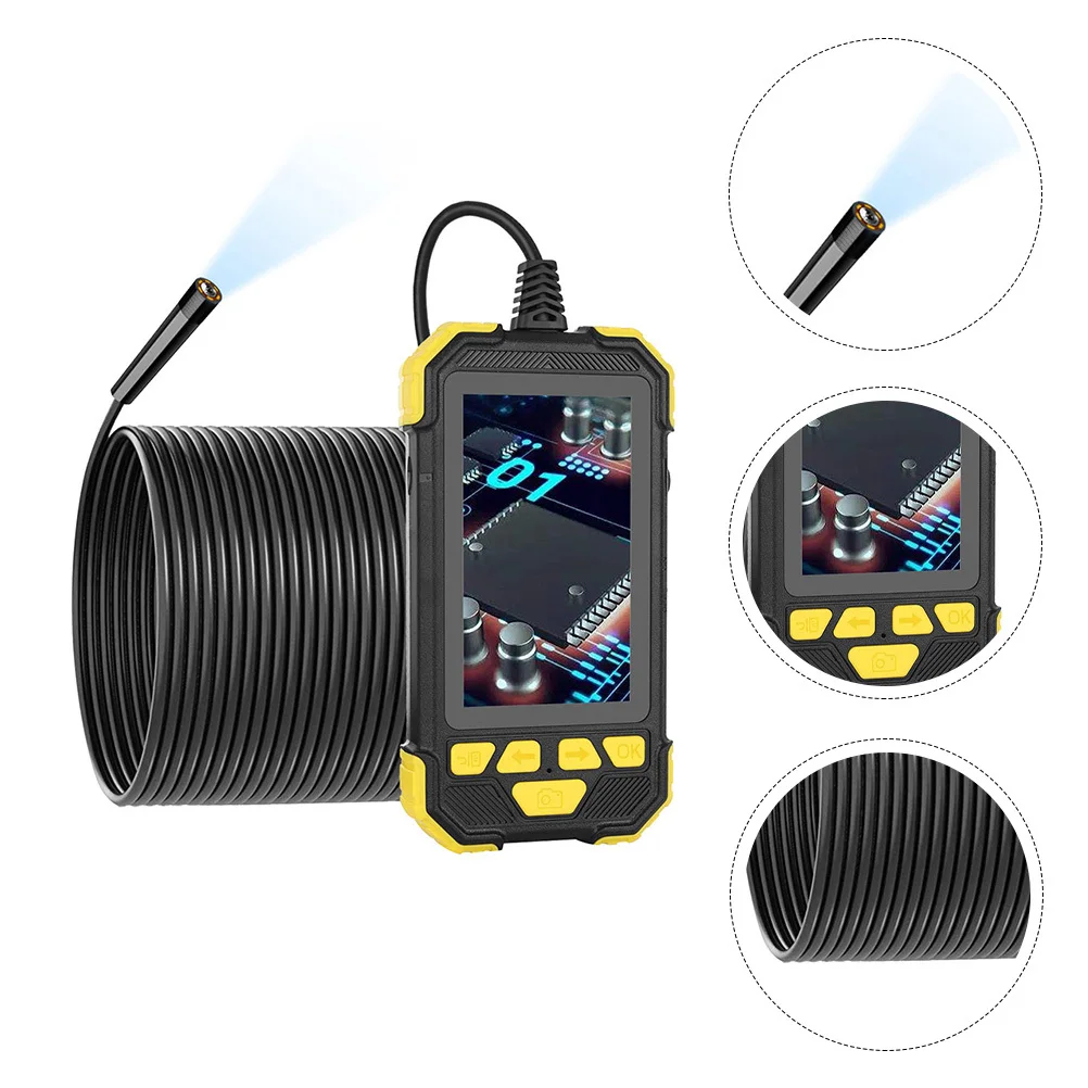 

1 set Flexible Industrial 1080P Hd Waterproof Inspection Camera For Vehicle Pipeline Air Conditioning Repairing Tools