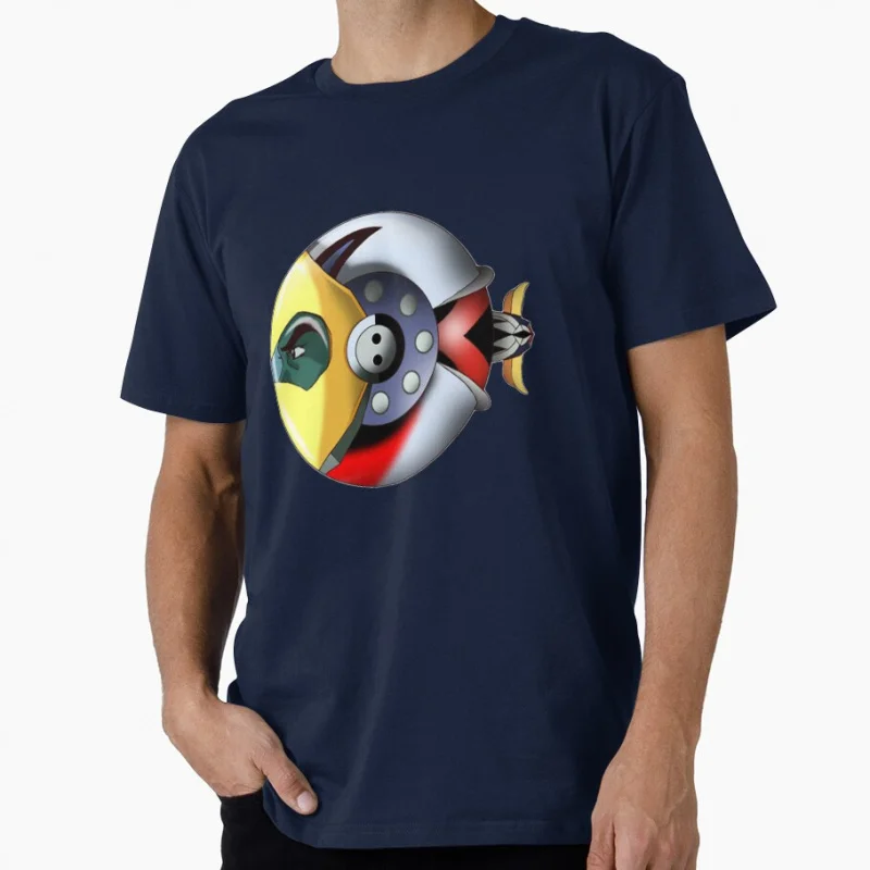 

1224 Grendizer UFO Robot Classic Mecha Anime Gift t shirt for man Y2K clothes 100% cotton All size Tops S-6XL Cartoon Tee
