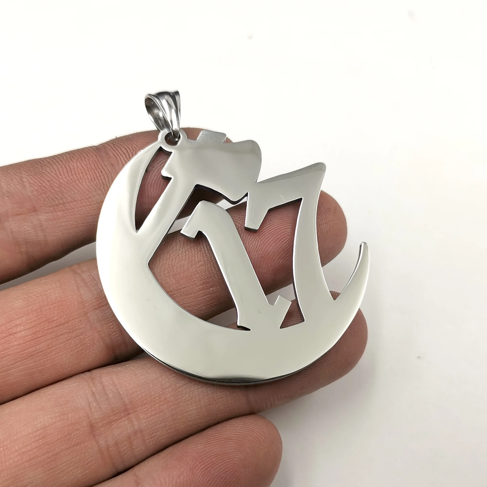 ICP Chapter 17 Ouija Macc Juggalo Pendant Stainless Steel Necklace Chain For Mens Boys High Polished