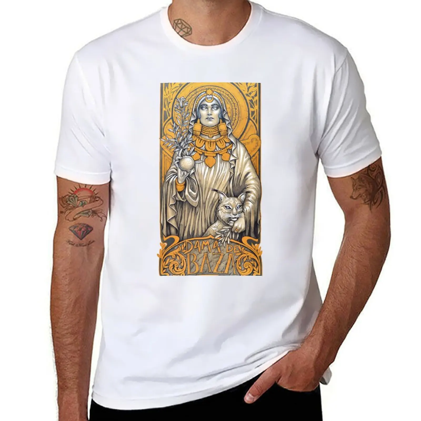 

DAMA DE BAZA - Lady of Baza T-Shirt t shirt for man 100 percent cotton man t shirts high quality luxury brand T-Shirt