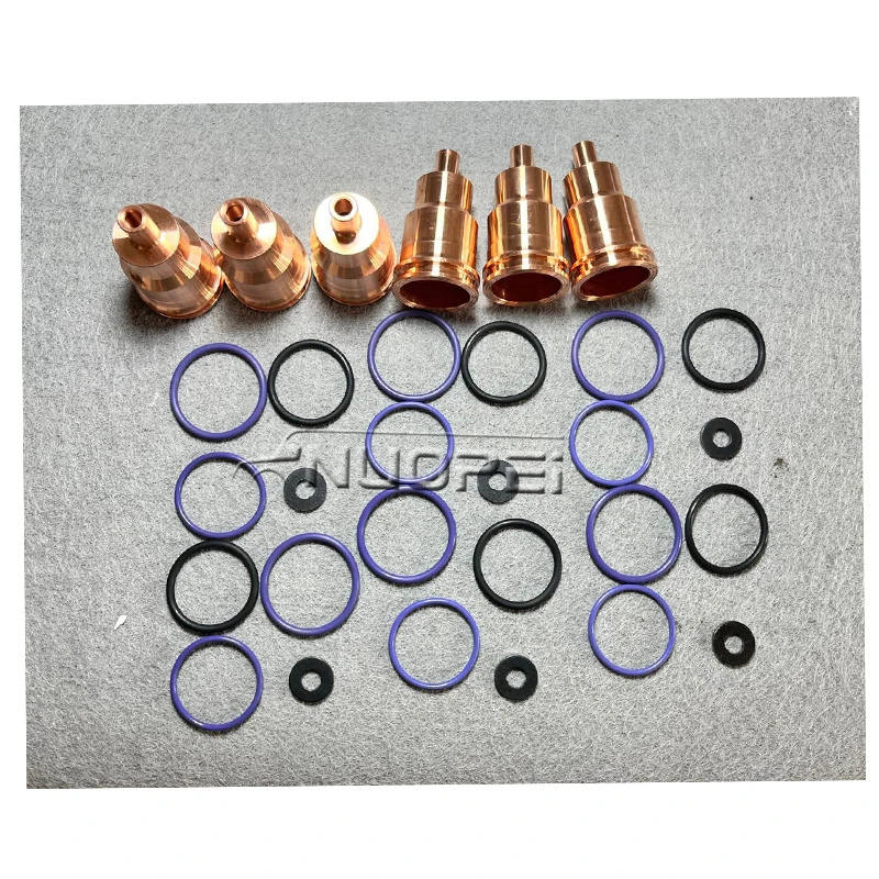 VOL-VO Diesel Engine Fuel System Injector Sleeve Kit 21274700 21351717 for Truck Copper Injection sleeve Repair Kit