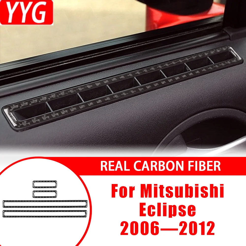 

Carbon Fiber Car Accessories Door Window Air Vent Frame Interior Cover Trim Sticker Modified For Mitsubishi Eclipse 2006—2012