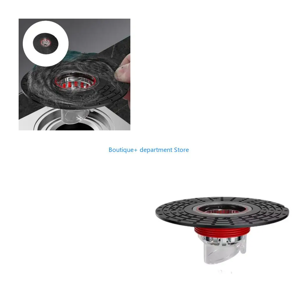 

E1PD Electroplated ABS Drain Filter Clog Without Odor Prevention For Bathroom Sink Use