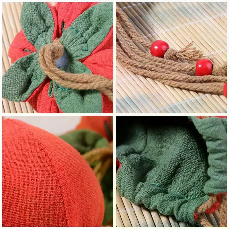 Incense Bag With Persimmon Pendant Can Be Hung On Rearview Mirror Or Car Blessing Purse Empty Bag Material Kit For Good Fortune