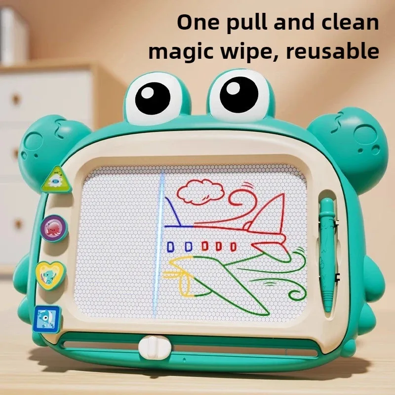 لوحة رسم للأطفال، لوحة كتابة جرافيتي مغناطيسية كرتونية للأطفال، لعبة تعليمية للتعليم المبكر من مونتيسوري للأطفال الصغار