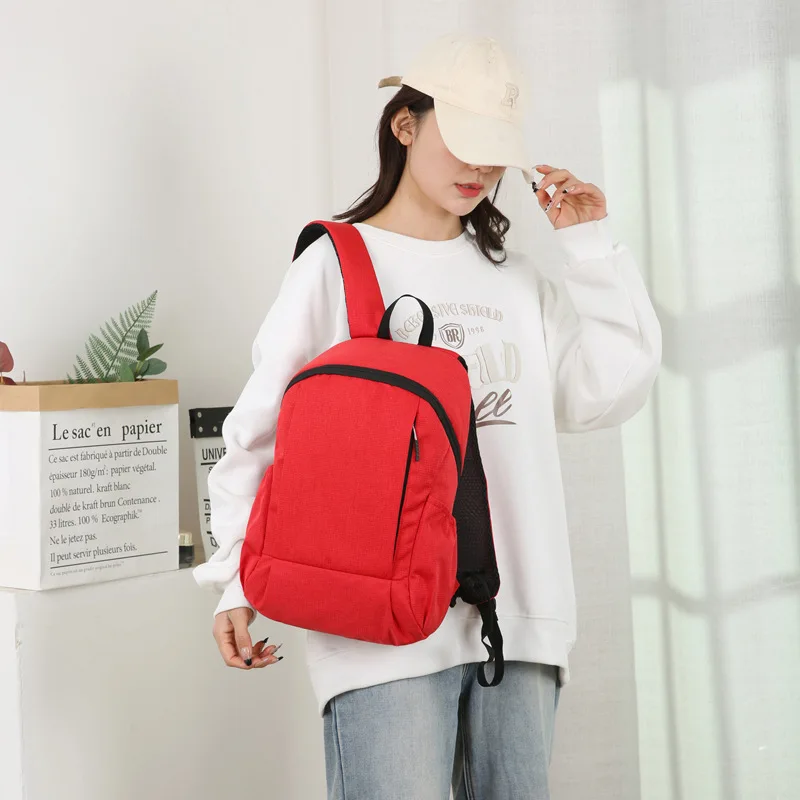 Zaino da escursionismo per ciclismo sportivo all'aria aperta Borsa da viaggio casual leggera Borsa a tracolla doppia per viaggi di tempo libero