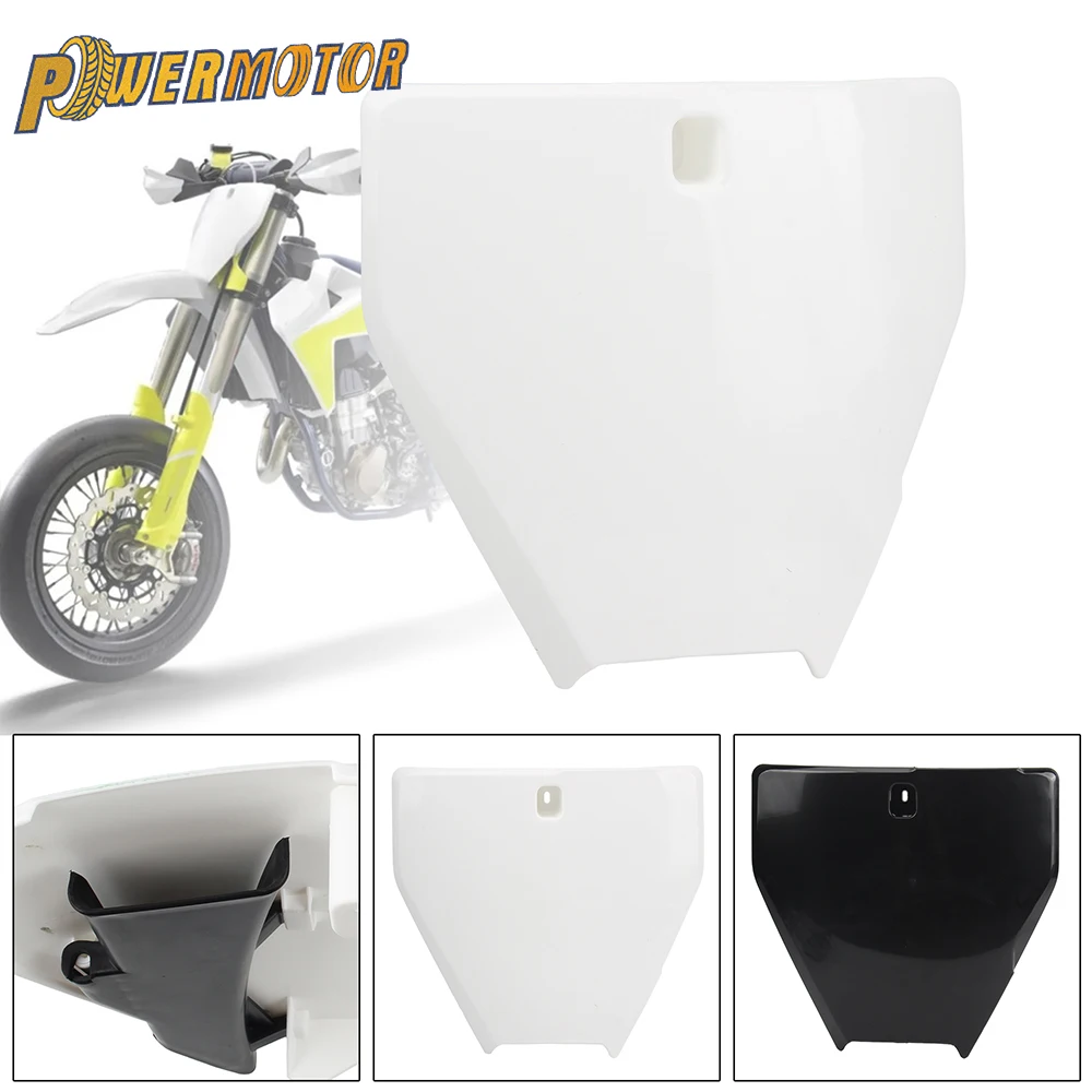 Motorrad Frontplatte Kunststoff Verkleidung Zubehör Kit mit Ständer für Husqvarna 65 Motocross Pit Dirt Bike Kotflügel Teile