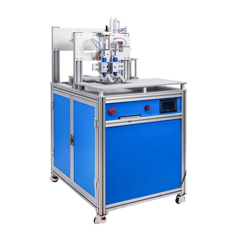 Automated Header Card Machine for Mats Carpets Rugs Floor Mats Car Mats Seat Cushion Automatic Tag Attaching to Doormats