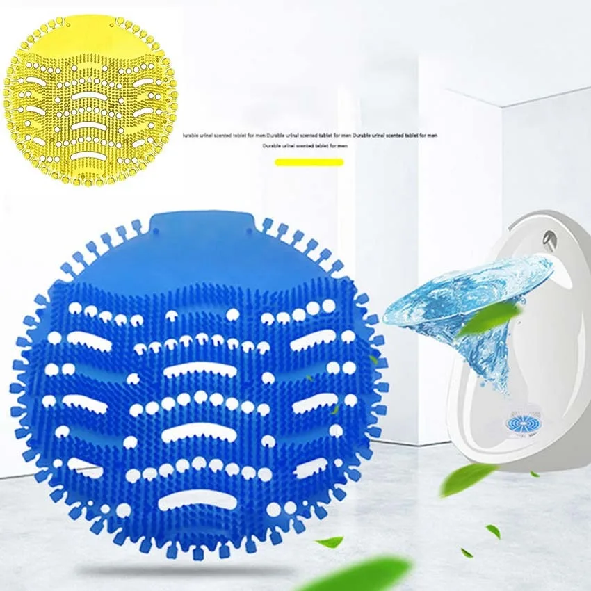 1pc Fragranced Deodorising Urinal Screen Mat Urinal Screen Mat Pad Aromatic Screen Urinals Bathroom Men's Toilet Tools