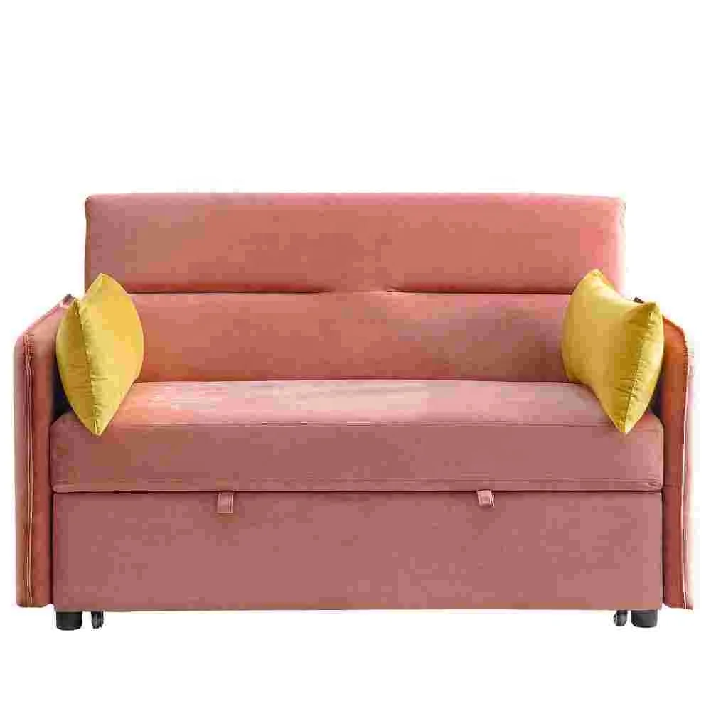 

# Pakistan Style Leather Fabric 3 Seat Folding Living Room Kids air Sofa Bed