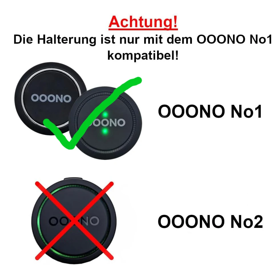 Holder for OOONO NO1 + camouflage cap, cover for attaching to the ventilation grille, compatible with OOONO NO1