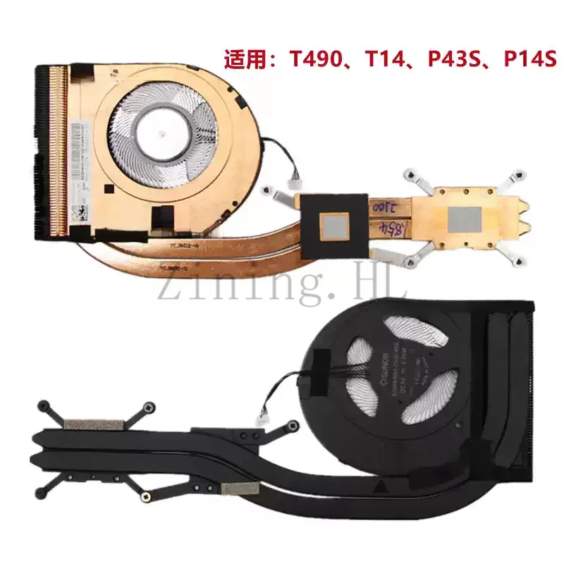 CPU Cooler Fan Heatsink Module for Lenovo Thinkpad T490 T14 P14s P43s
