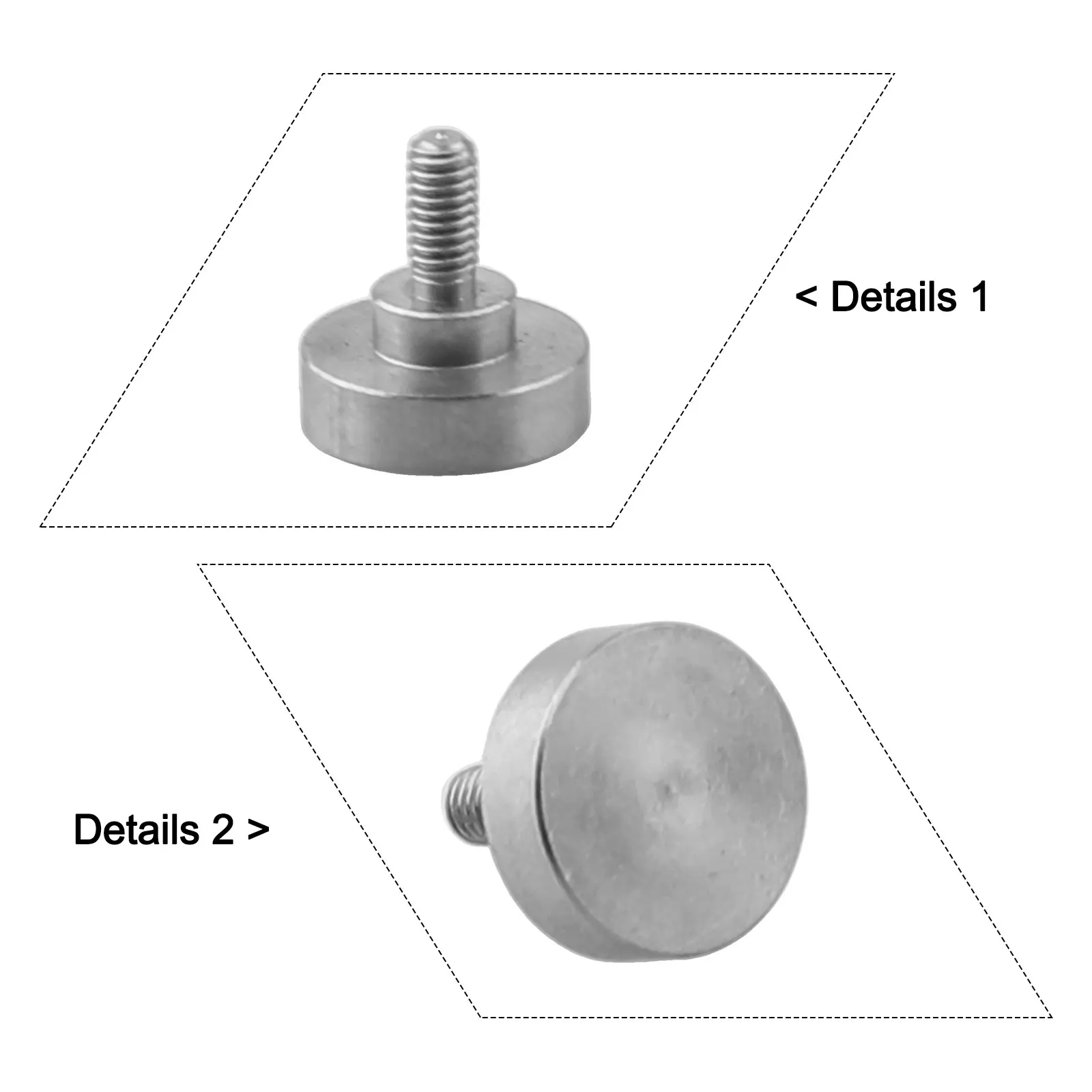 For Depth Measurement Depth Gauge Flat Contact Points Silver Color Manual Measurement Deviation For Depth Gauge
