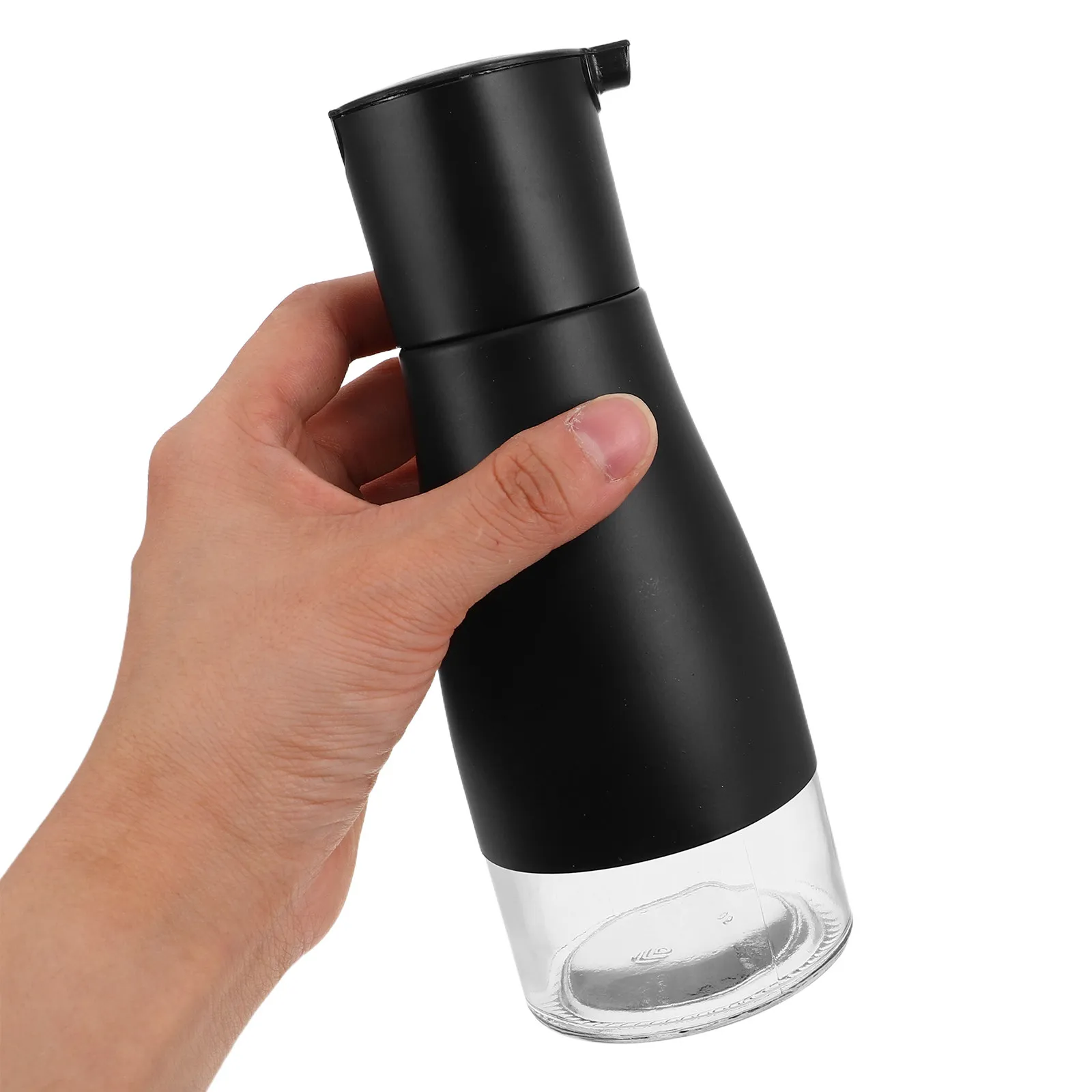 Dispensador de aceite de cocina, botella de vidrio para vinagre, garrafa de aceite de oliva, boquillas para verter sin goteo, contenedor de salsa para cocinar, condimento de 320 ml, 2 uds.