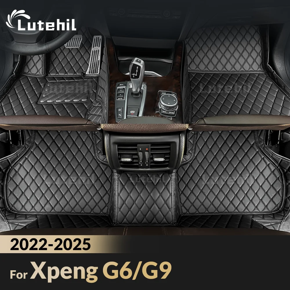 

Для Xpeng G6/G9 2022 2023 2024 2025 автомобильные коврики на заказ автомобильные подушечки для ног автомобильный ковер чехол аксессуары для интерьера