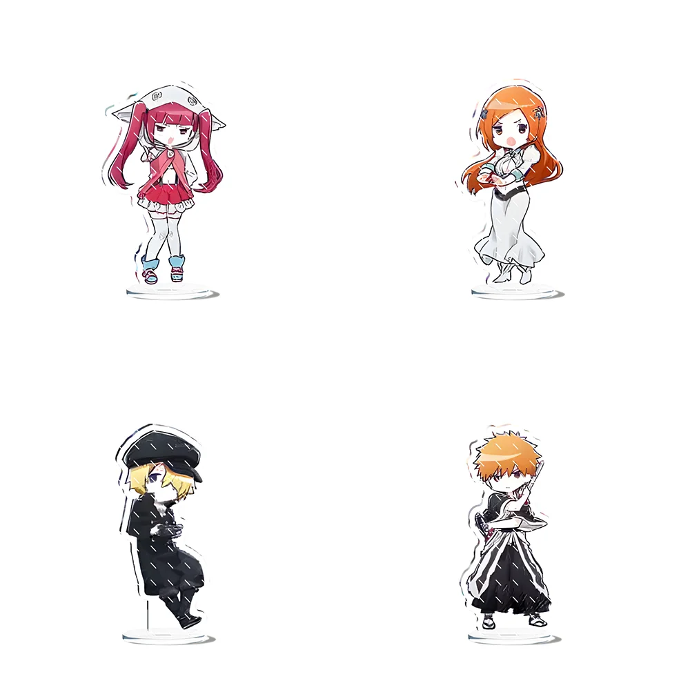 Anime BLEACH 10cm Acrylic Stand Ichigo Kurosaki Orihime Inoue Accessories Decor Gifts Tabletop Decorations