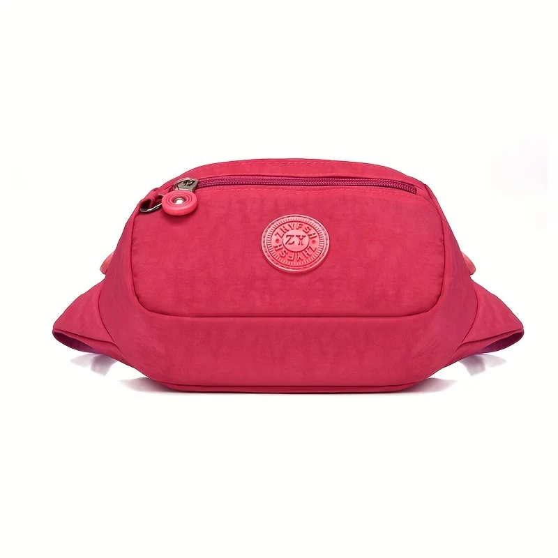 Leichte Gürteltasche, Umhängetasche, mehrere Reißverschlusstaschen, verstellbarer breiter Riemen, Hüfttasche, Brusttasche für Damen zum Laufen – Detail 17